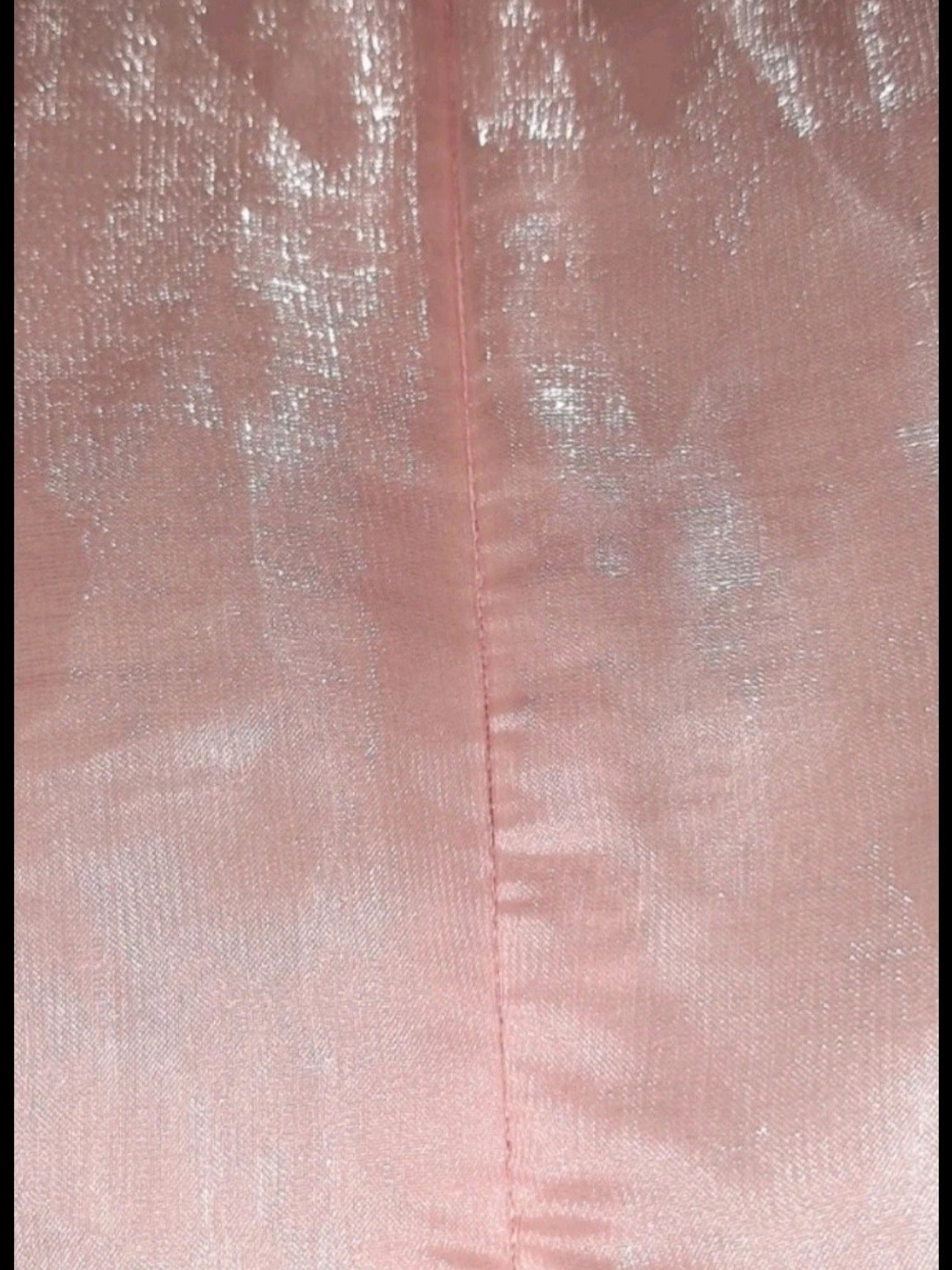 Bardot Junior Bliss Pink Iridescent Organza Puff Sleeve Party Dress Size 4 EUC - Picture 4 of 7